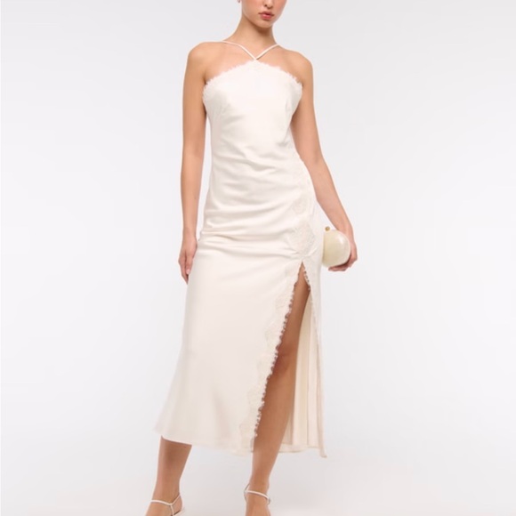 Abercrombie & Fitch Dresses & Skirts - White Halter Dress